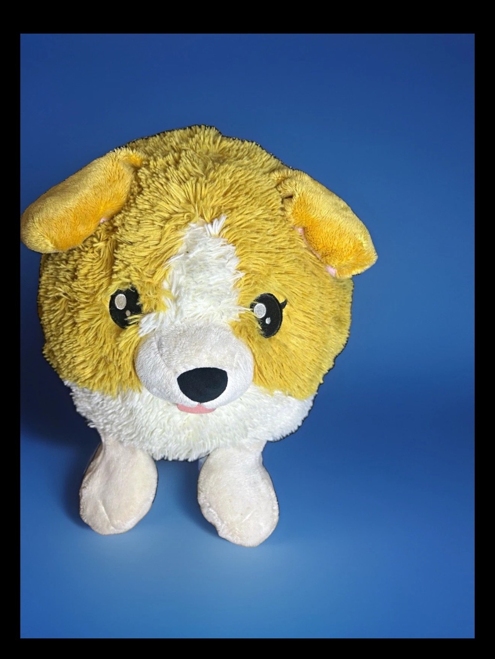 Brown and White Puppy Comforter - Soft Kids Stuffed Animal